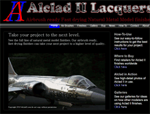 Tablet Screenshot of alclad2.com